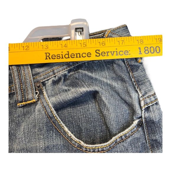 PACO Denim Company Jeans 36 X 32 Mens Blue Relaxed Fit 100% Cotton 35X30 Actual - Picture 8 of 11